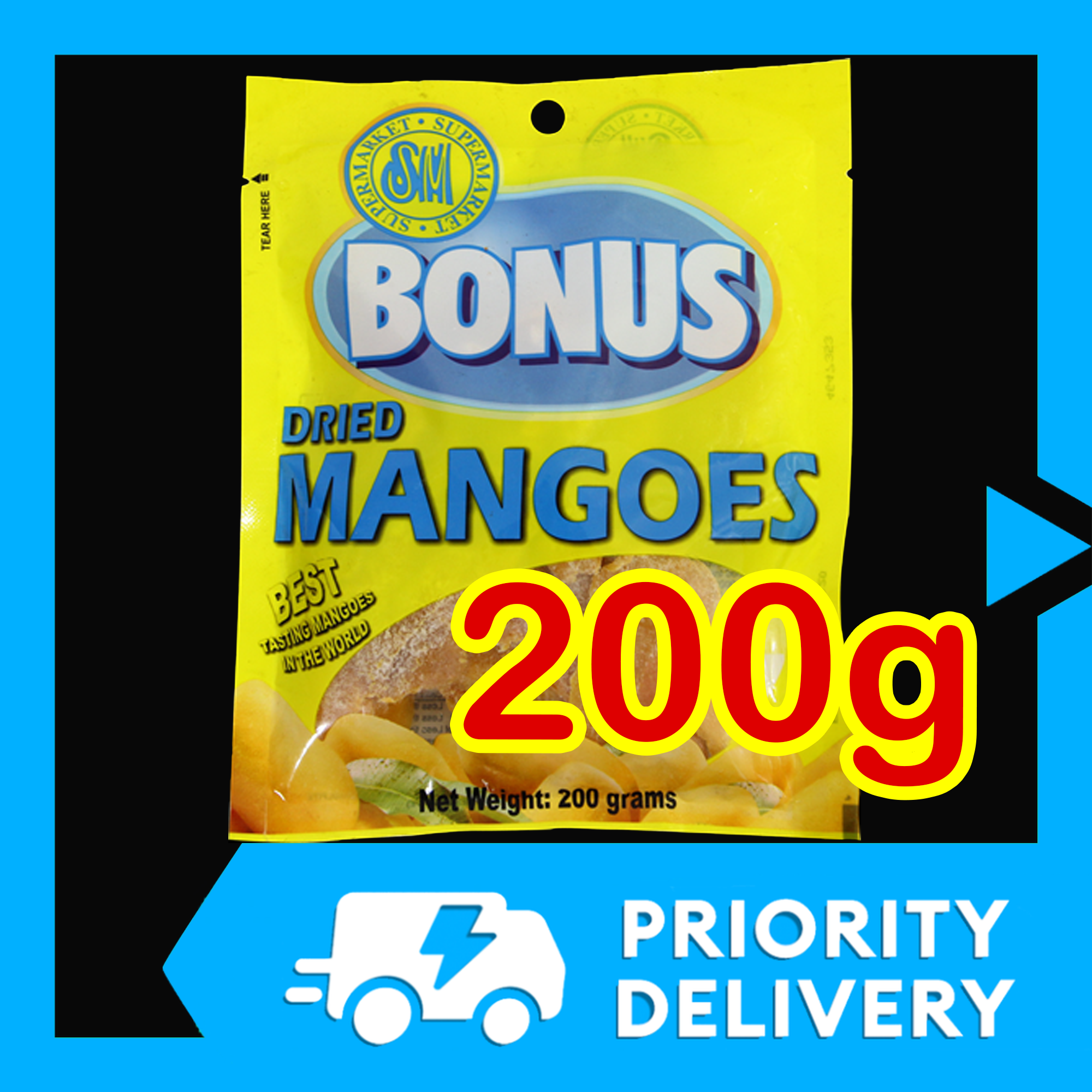 200g SM Bonus/Profood Dried Fruits CEBU DRIED MANGO Manggo Fruit Mangga