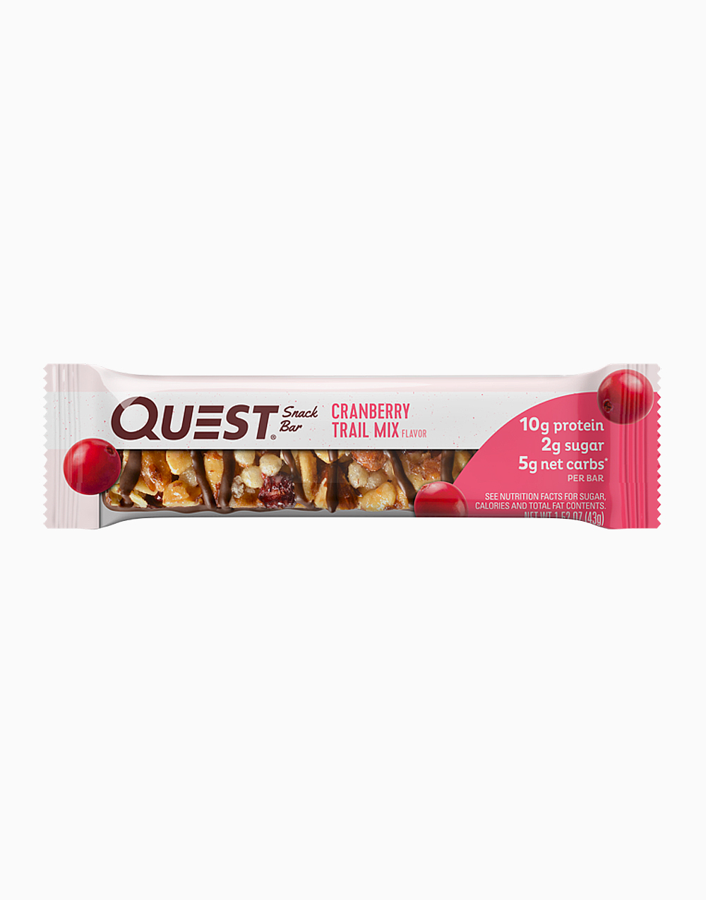 Quest Nutrition Cranberry Trail Mix (1 Bar only) Lazada PH