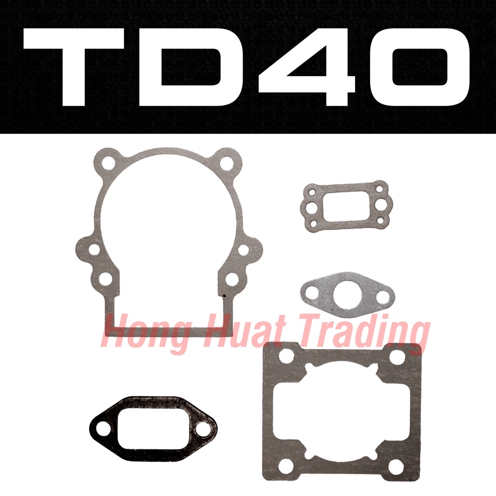 TD40 Gasket Set Overhauling Gasket Cylinder Head Gasket TD40 Brush