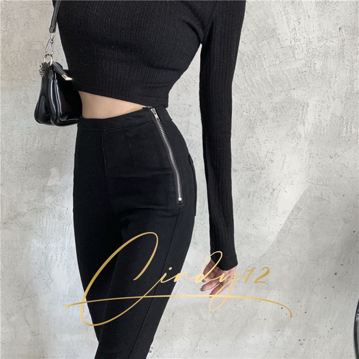 Cindy12 COD High waist pants for women 