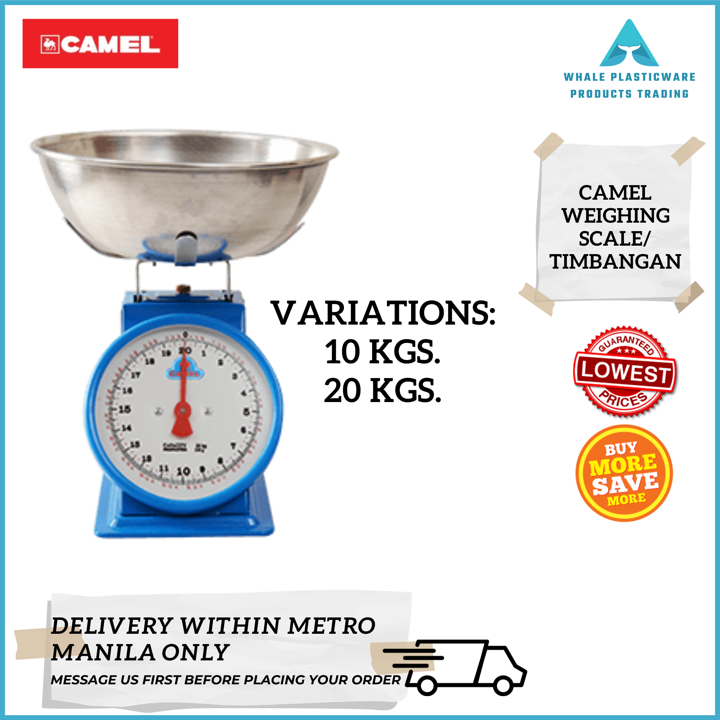 Camel Weighing Scale Timbangan 10 kgs 20 kgs | Lazada PH