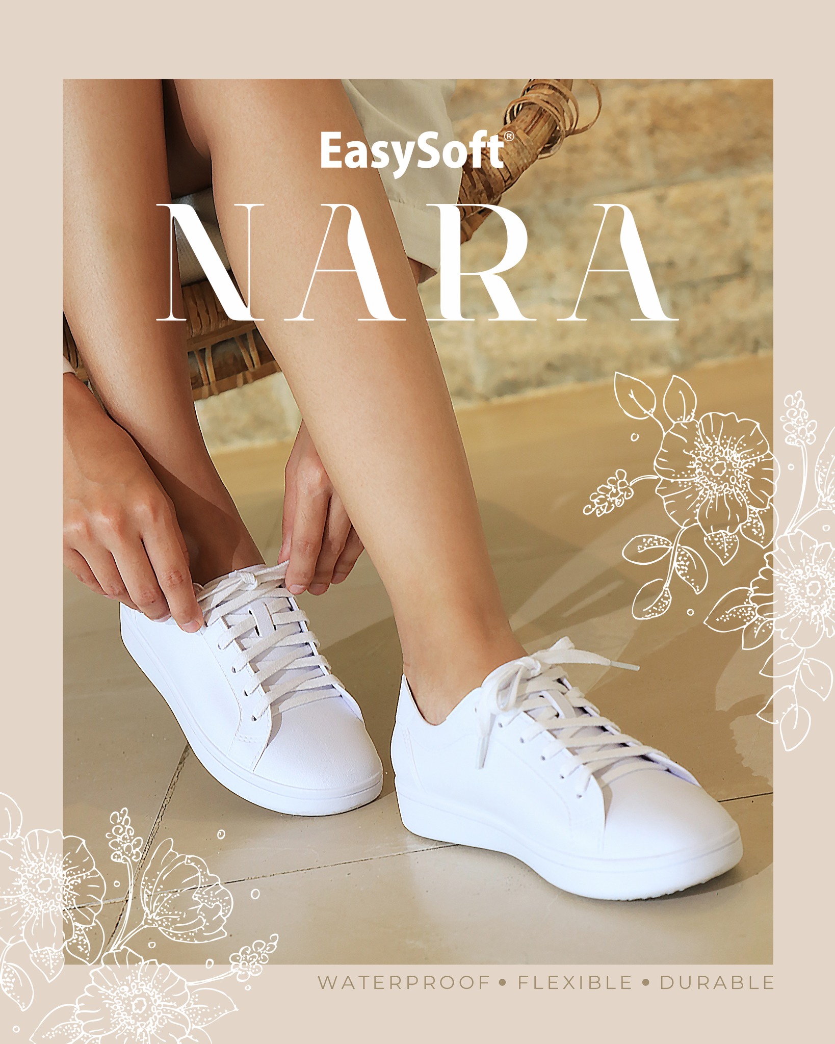 NARA Ladies Easysoft Shoes by World Balance (New Arrival) Rubber