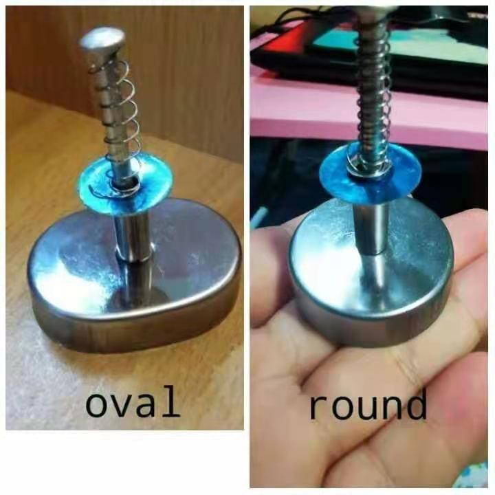 Filipino Style: 2pcs Large: Oval Small: Round Polvoron Molder 