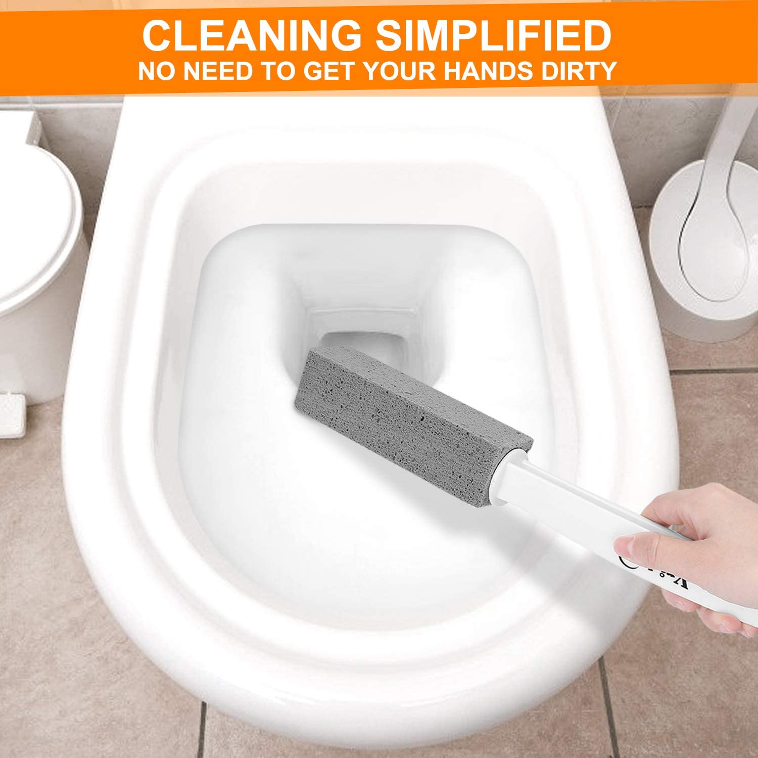 Pumice Stone Toilet Cleaning