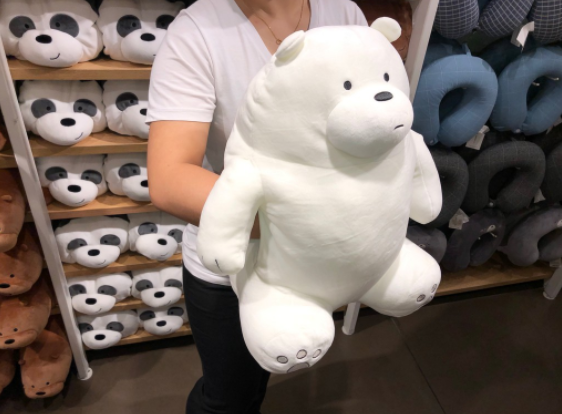 We fashion bare bears soft nap pillow