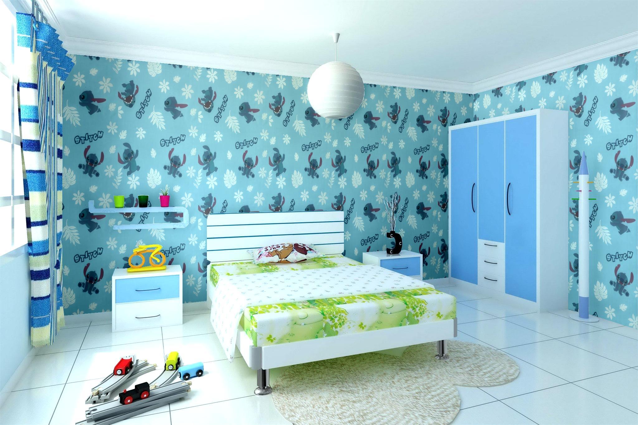 Cartoon Wallpaper For Room / Mural Wallpaper Bedroom Walls 3d Cartoon