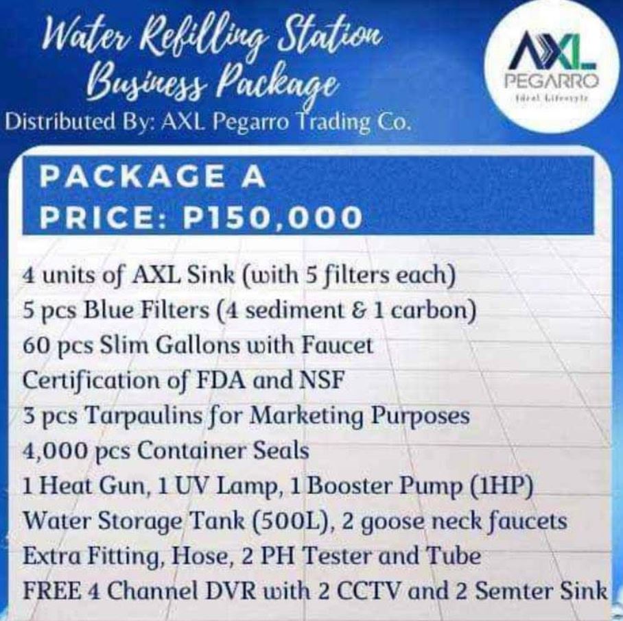 We offer Business Water Station Alkaline and Mineral Water Refilling ...