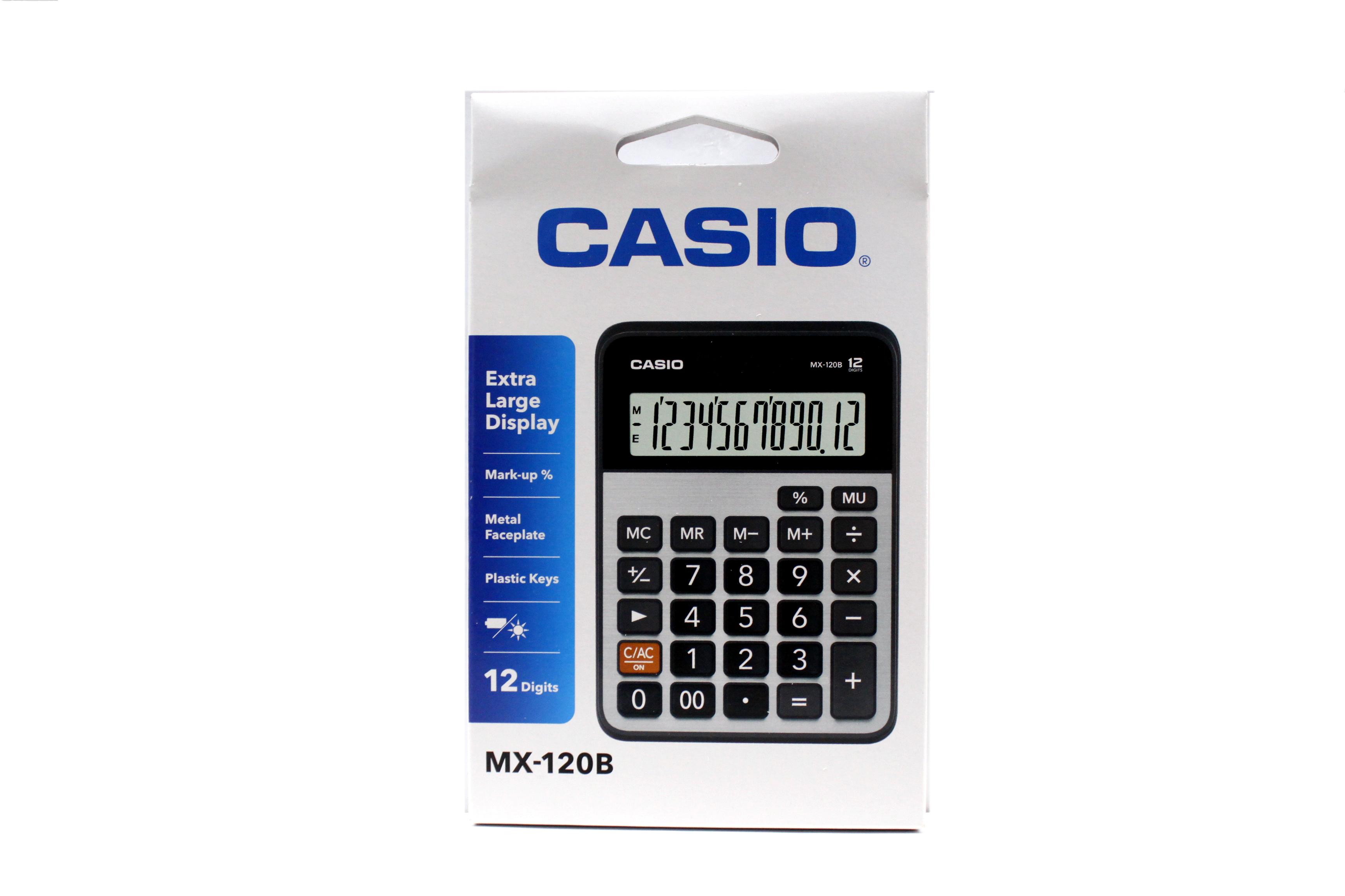 CASIO MX - 120B Mini Electronic Desktop Calculator Sale, Price \u0026 Reviews |  Gearbest