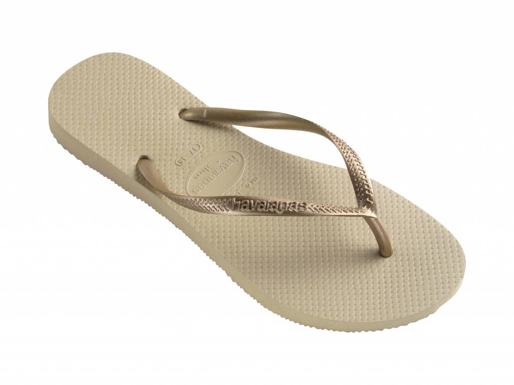 Havaianas Slim Metalisse Thong Flip Flop Sandal Rose Gold, 59% OFF