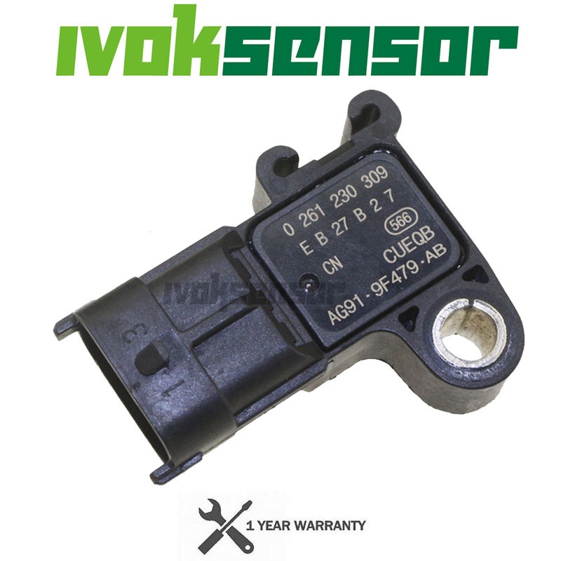 3 BAR Manifold MAP Sensor Boost Pressure Sender For Ford Citroen Jaguar