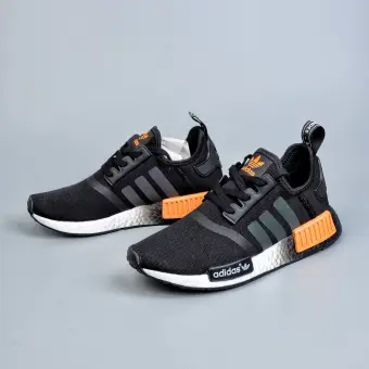 black orange sneakers