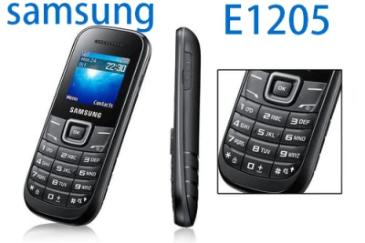 1pcs SAMSUNG Keystone 2 E1205 Mobile Phone original Cellphone