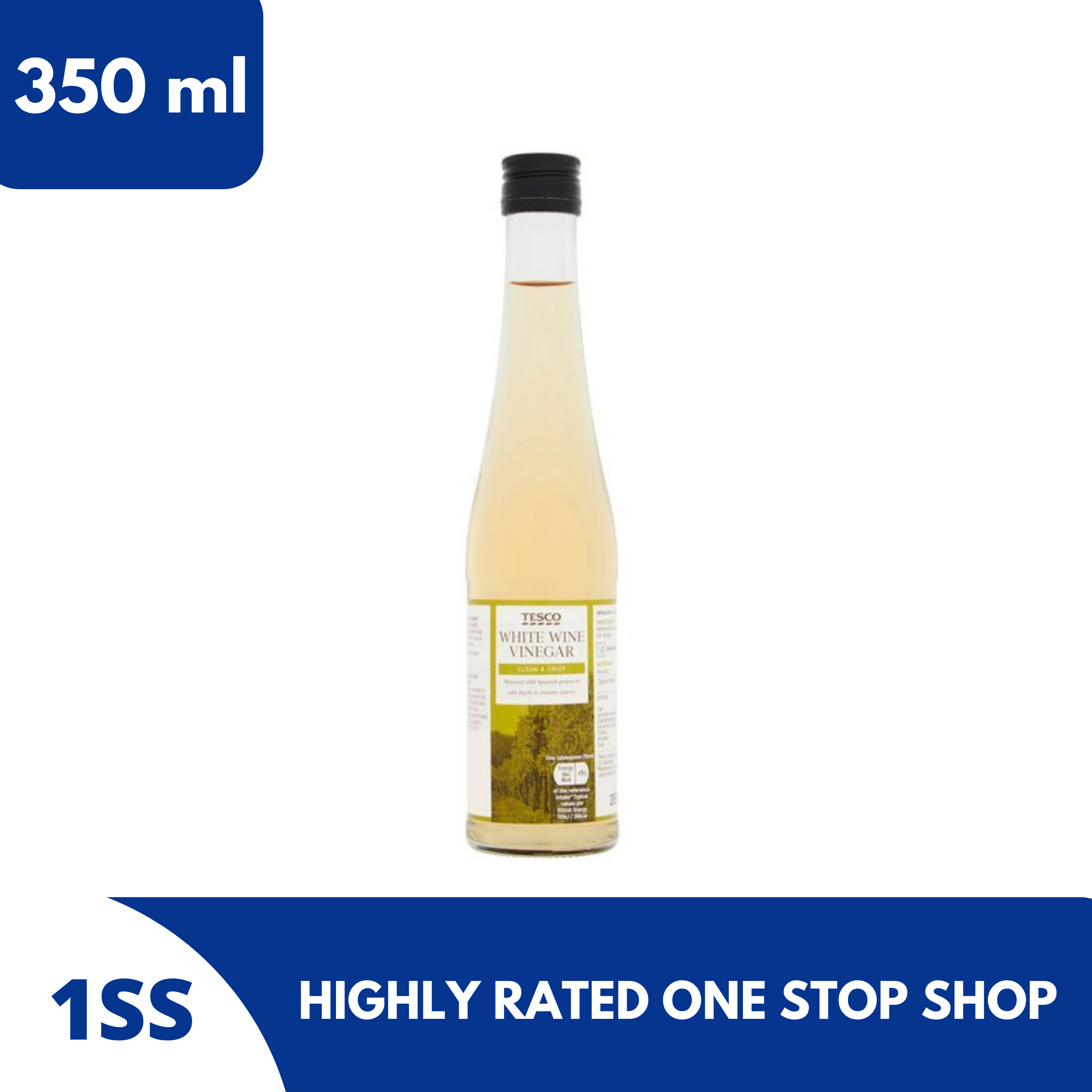 Tesco Vinegar White Wine, 350ml Lazada PH