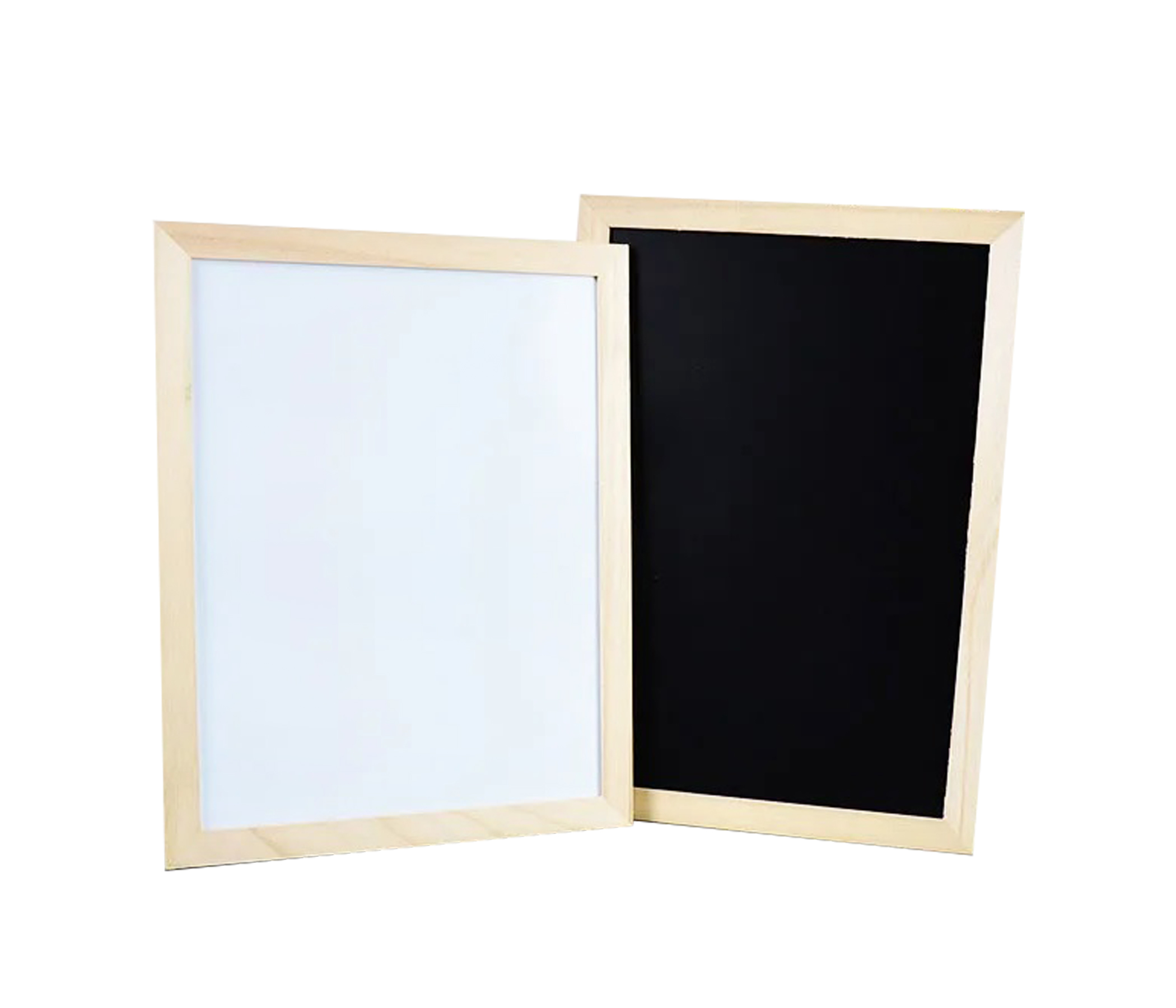 Dual Purpose Whiteboard Blackboard Wooden Frame Lazada PH