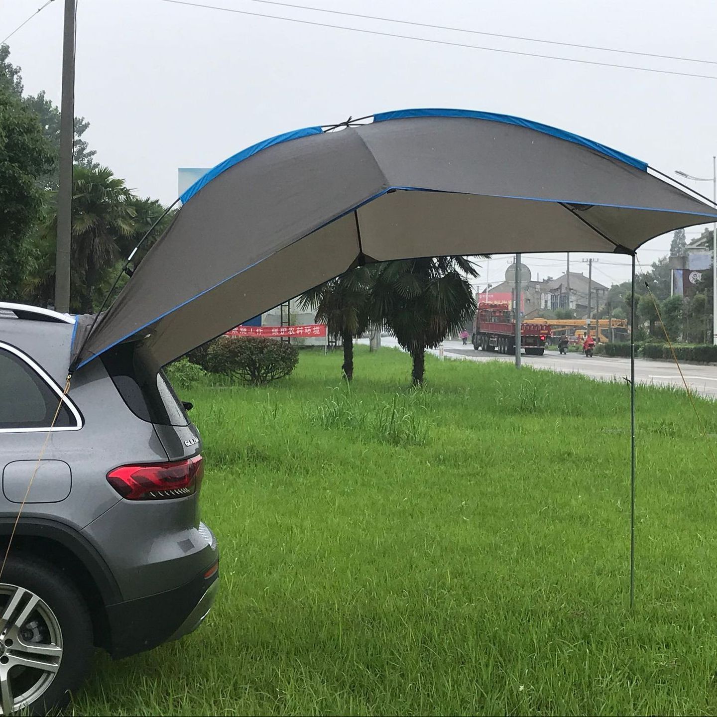 Jual Portable Waterproof Car Rear Tent Outside Camping Shelter Outdoor Car  - Kota Depok - Alat Kesehatanmu