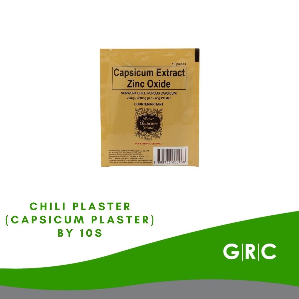 Chili Plaster (Capsicum Plaster) by 10s Lazada PH