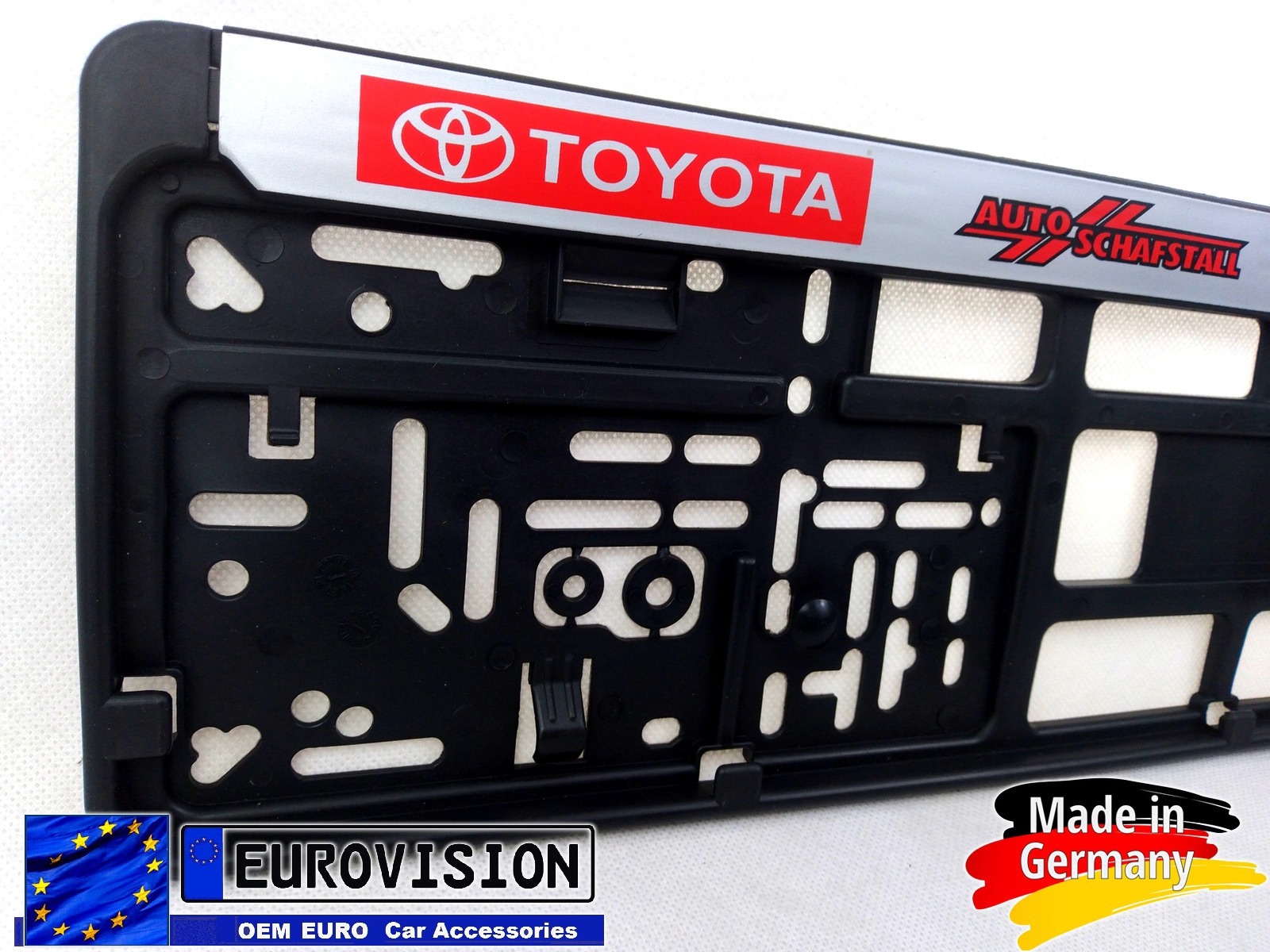 Toyota Autohaus Schafstall Plate Holder 1 Piece Toyota European