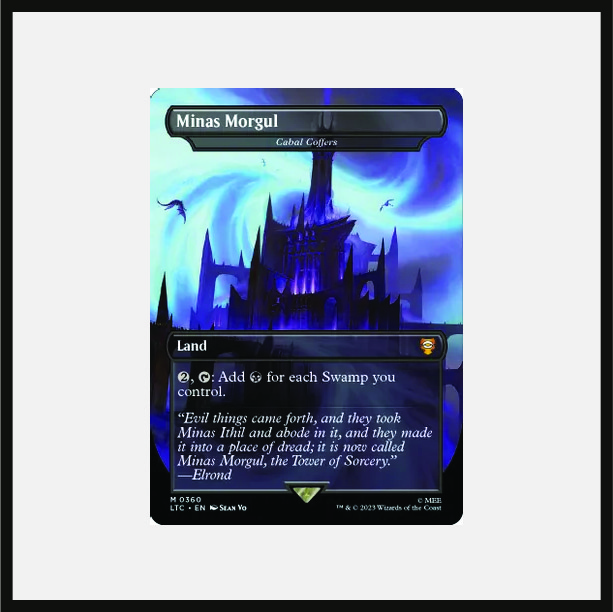 [MTG][Land][Black] Minas Morgul (Cabal Coffers) [Magic: The