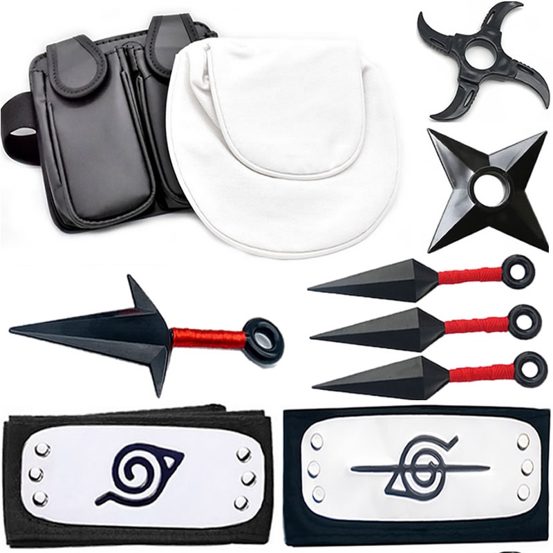 Naruto Kakashi Cosplay Accessories NARUTO Ninja Bag Weapons Kunai