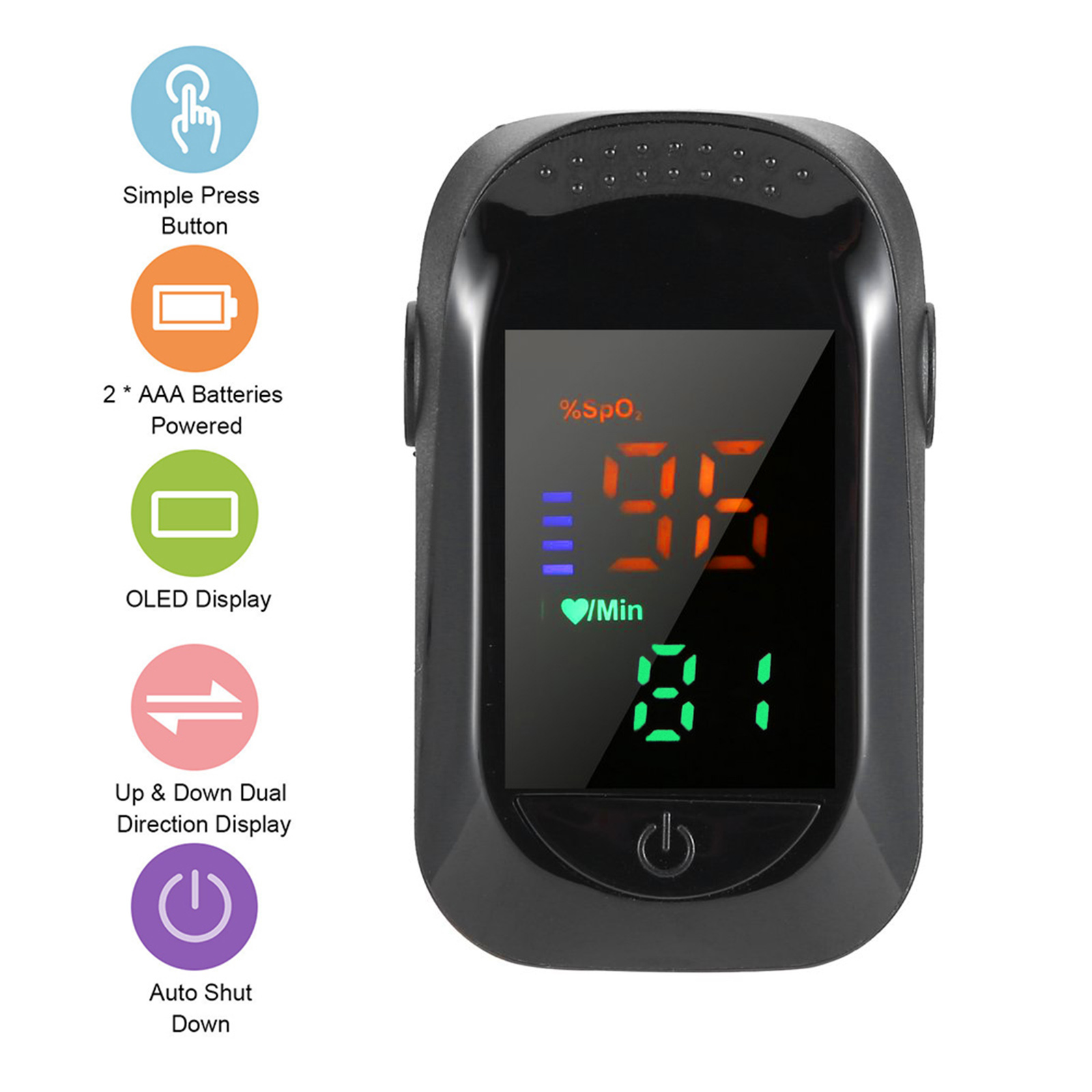 【Hot Sale】LK89 Omron Oximeters Portable Monitor Finger Pulse Oximeters