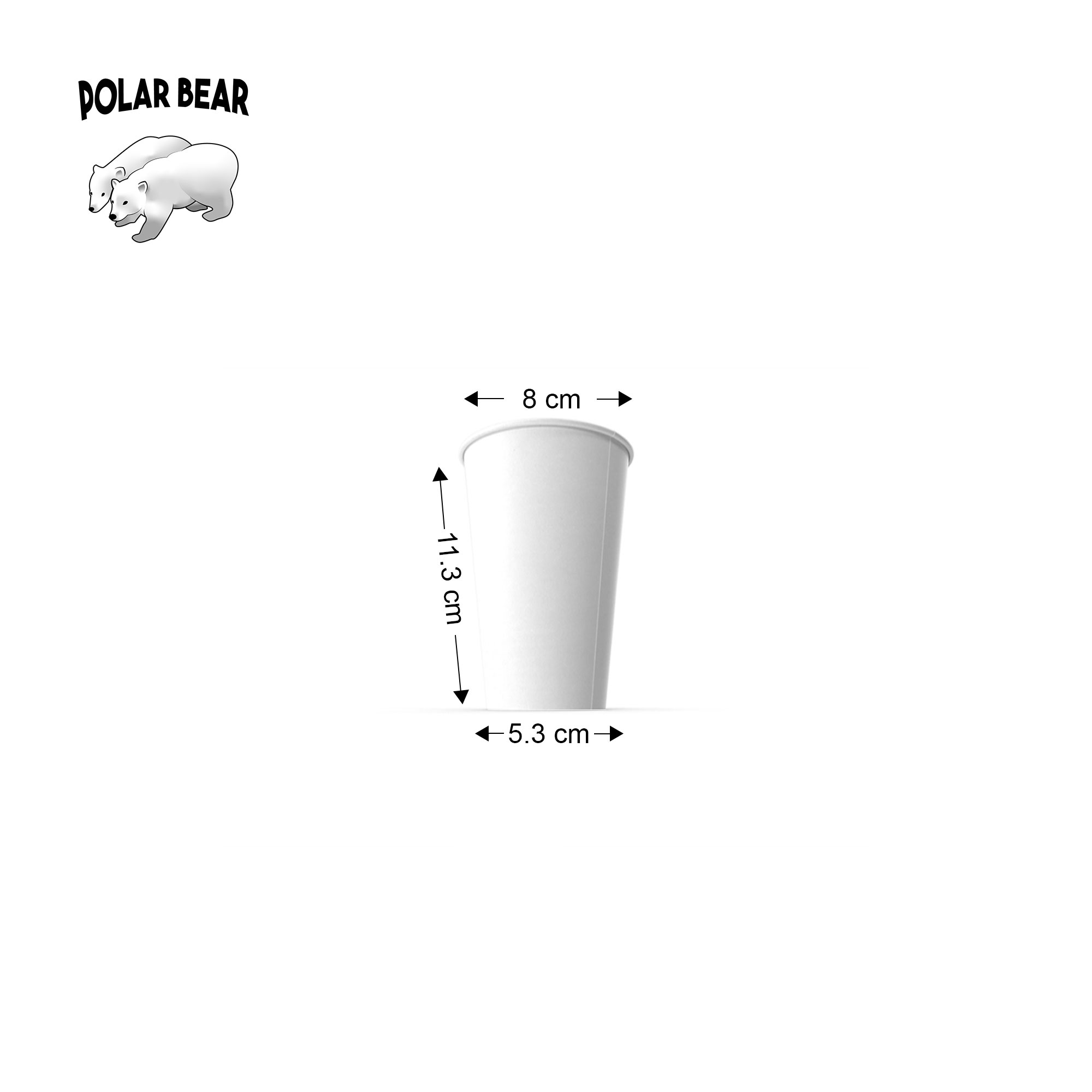 50pcs Paper Cup Plain, Colored, Fruits 6.5 oz/8 oz/10oz/12 oz/16oz/22oz ...