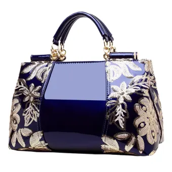 ladies navy handbags