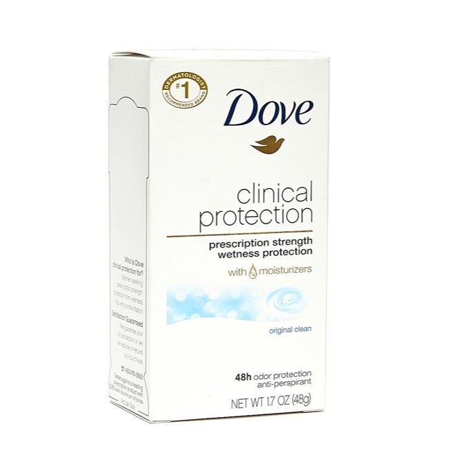 Dove Clinical Protection Antiperspirant Deodorant Original Clean 48g (Oct 2025 Expiry) Lazada PH