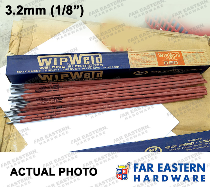 WIPWELD Welding Rod Mild Steel Electrode 1300 1/8" 3/32" 20 Kilos per