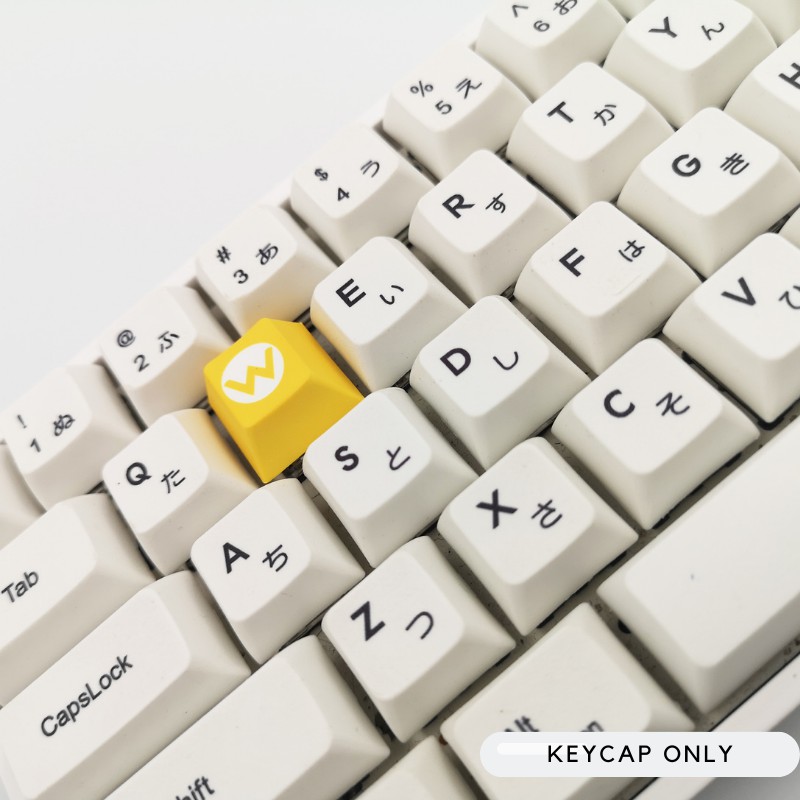 4Pcs/set Mario Design PBT Keycap OEM Cherry Profile DYE-SUB Keycap for MX Switch Mechanical Keyboard