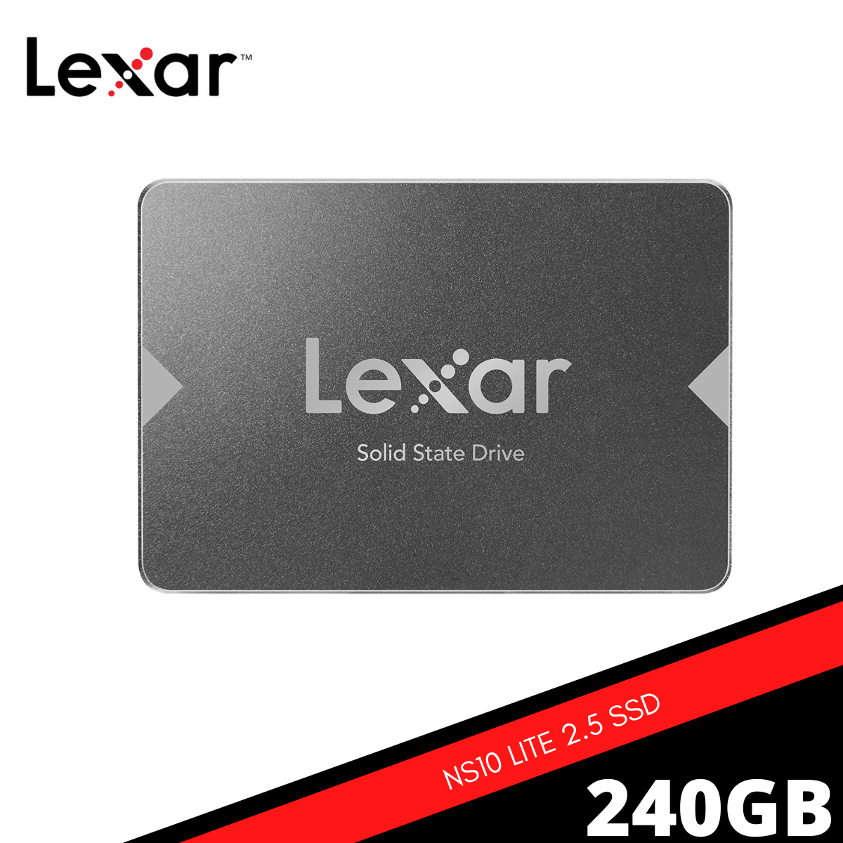 240 Gb Lexar Ns10 Lexar NS10 Lite 120 GB Laptop, Desktop Black