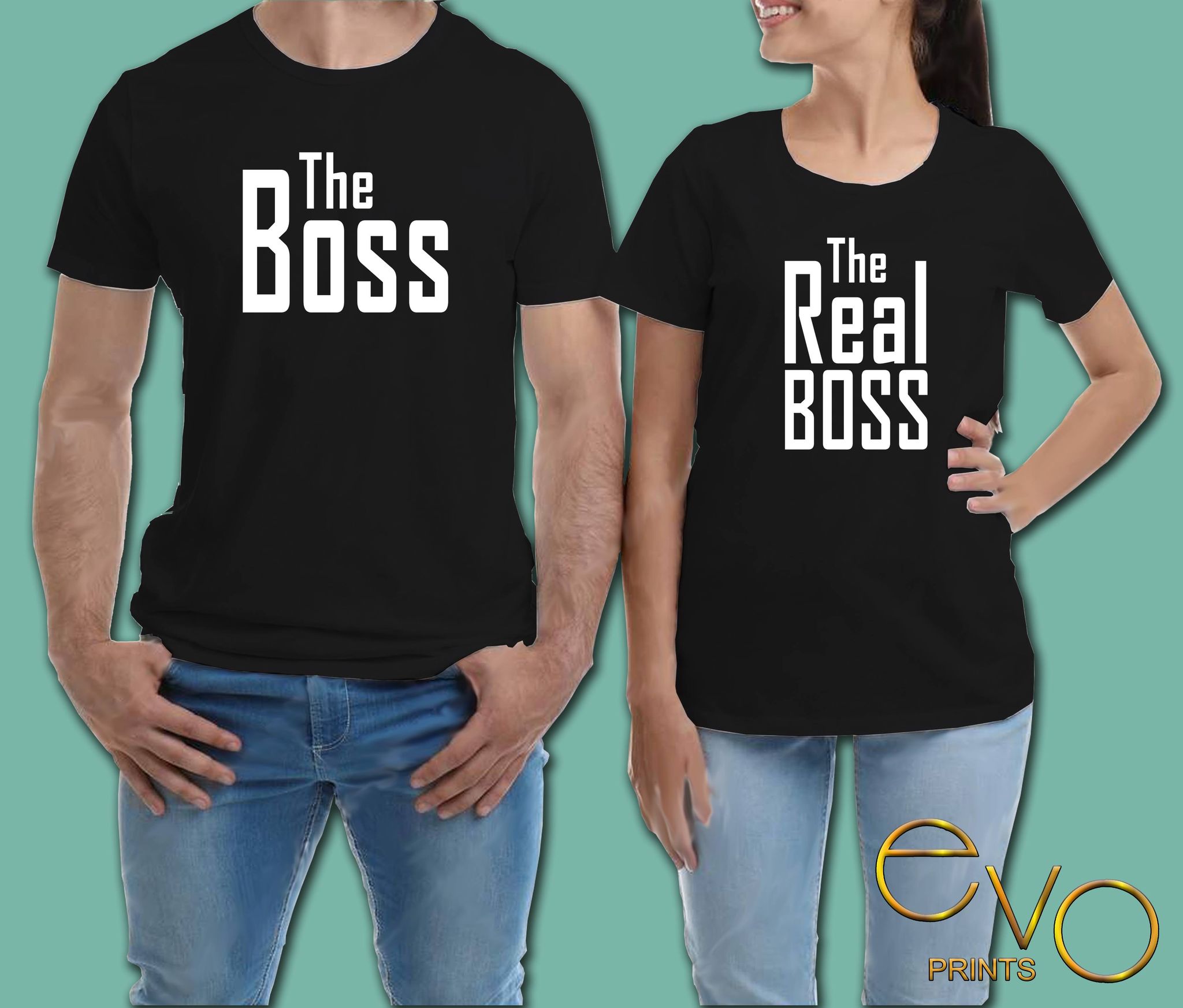 Couple Shirt The Boss And The Real Boss Couple Shirt For Him Her Men Women Lazada Ph 4240