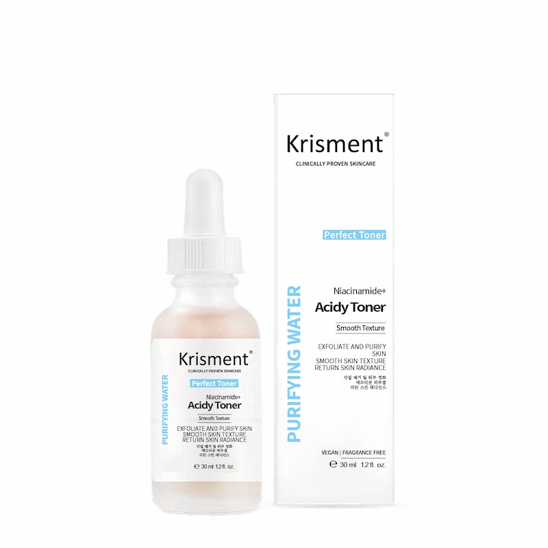 KRISMENT Collection 30ml Clear Clogged Pores Blackheads Acne Salicylic Acid / Niacinamide