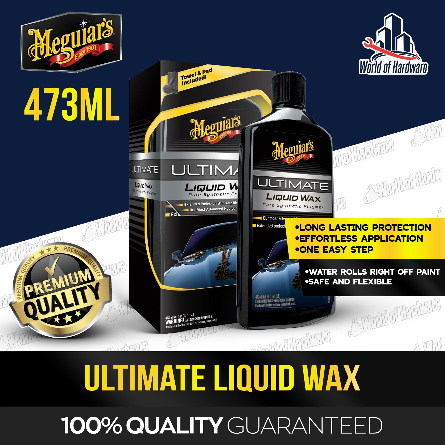 Meguiar's Ultimate Liquid Wax (G18216) 16 oz. Lazada PH