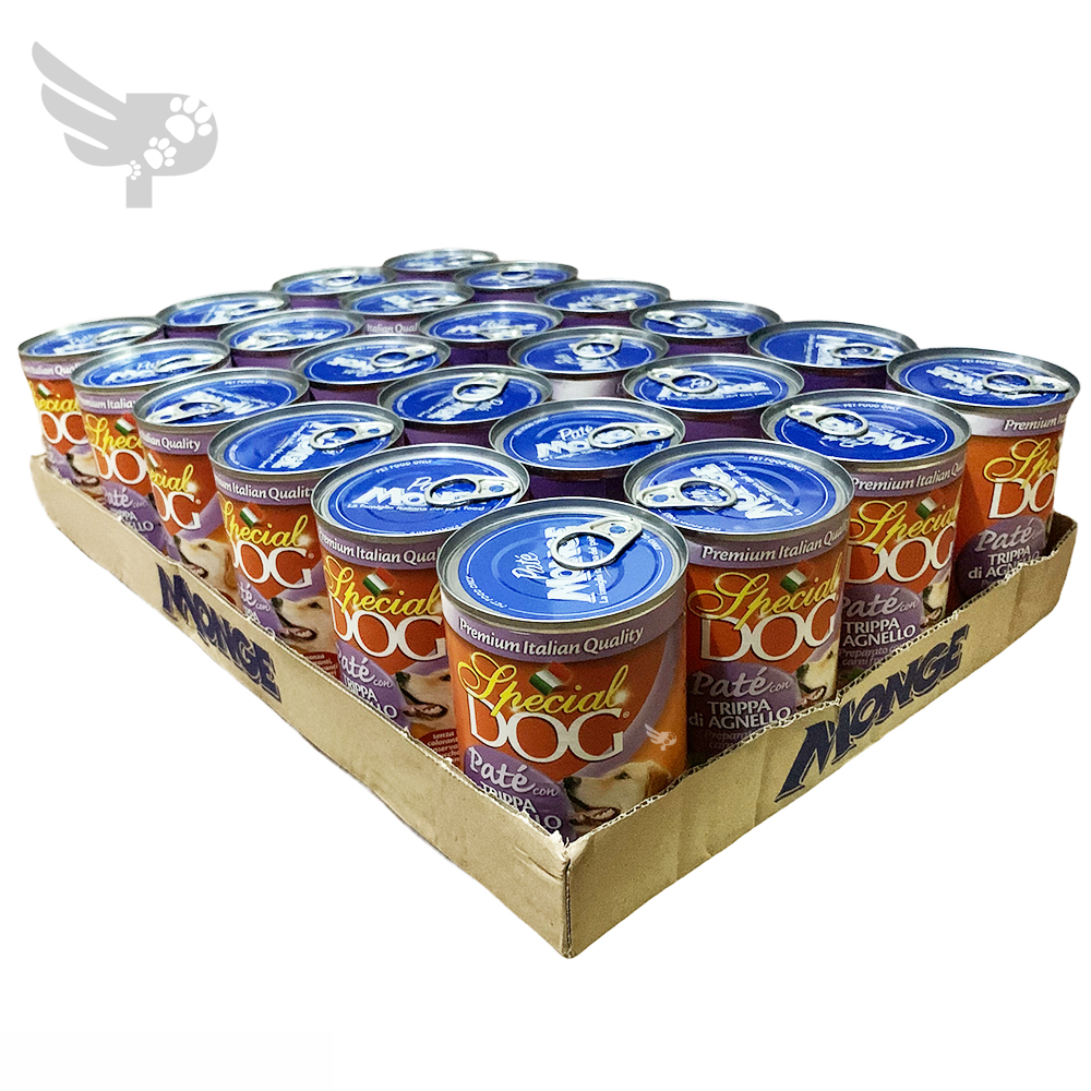 Monge Special Dog in Premium Pate with Lamb Tripe 400g x 24 cans sold
