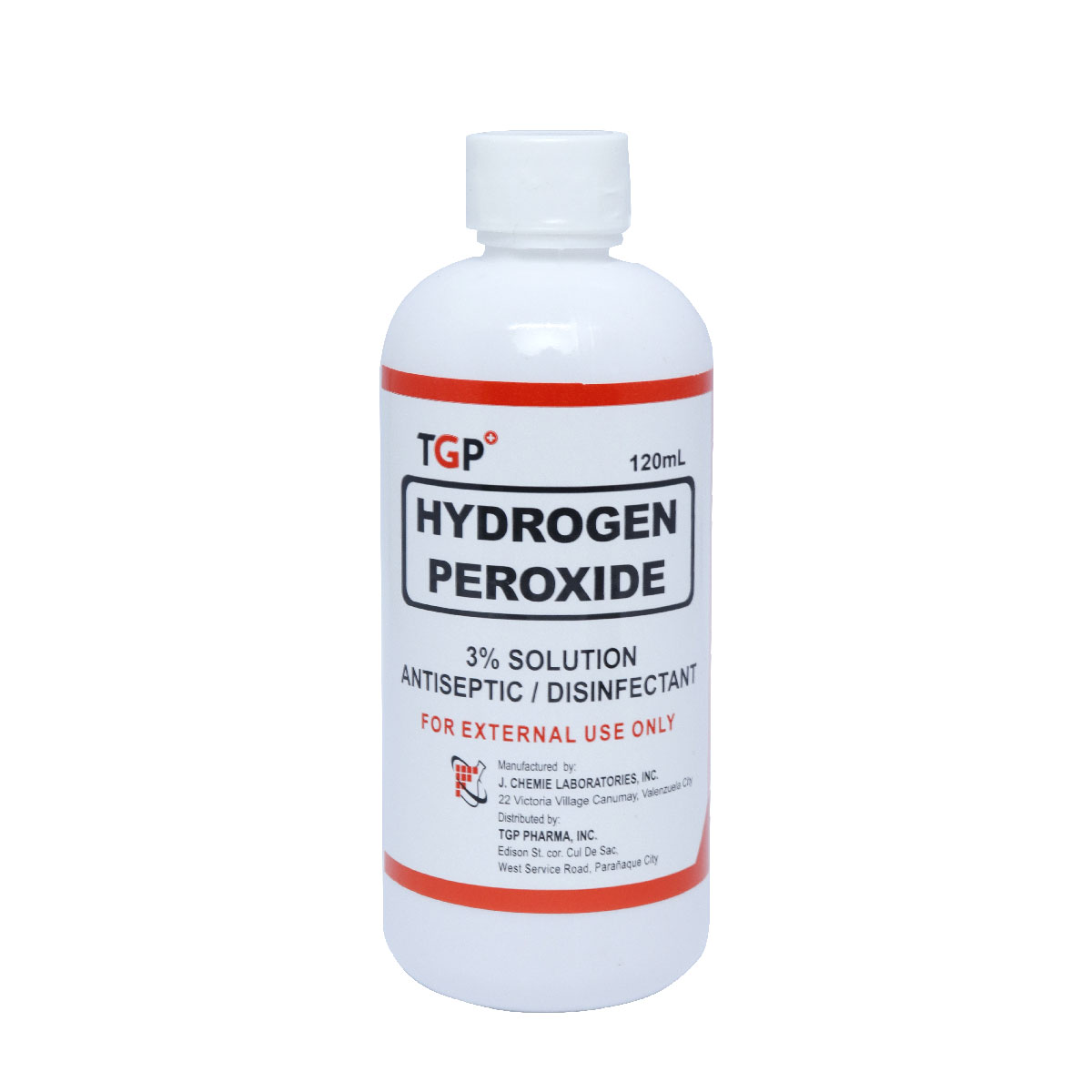TGP Hydrogen Peroxide Solution 3% 120ml 1 piece Solution used on the skin  to prevent infection of minor cut, scrapes, and burns | Lazada PH