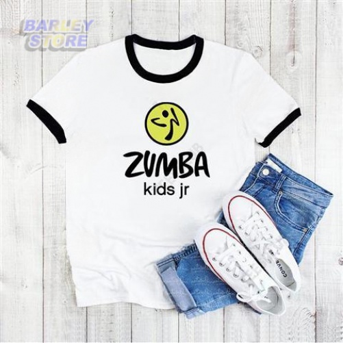 Barley】Zumba Women's Sports T-shirt Shory Style T-shirt Top zumba