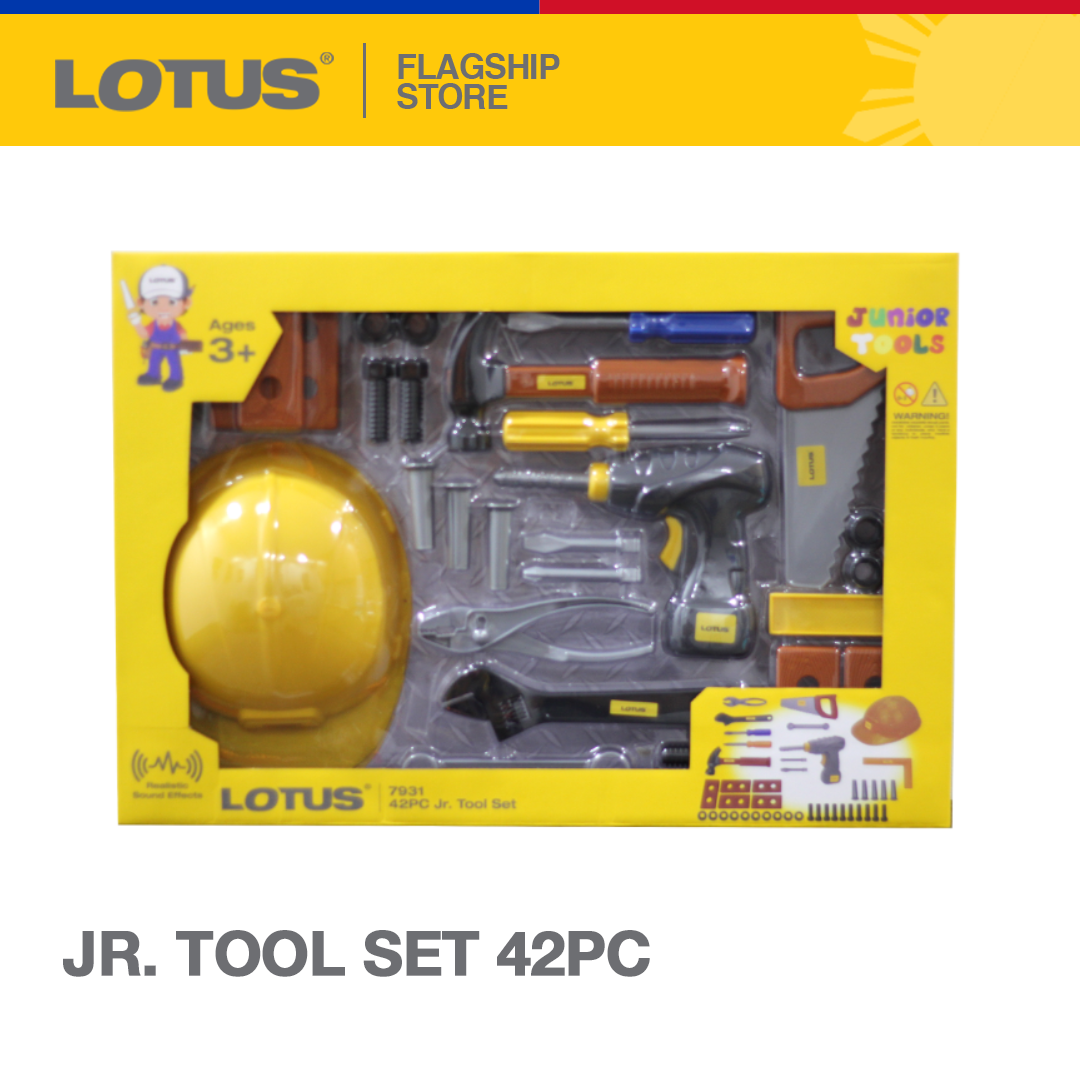 Lotus Jr Tool Set 42pc Repair Tools Toy for Kids Lazada PH