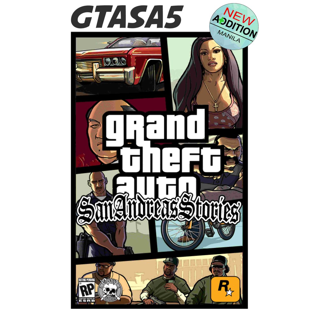 GTA SAN ANDREAS GAME COVER POSTER LARGE 33cm X 50cm5Oo | Lazada PH