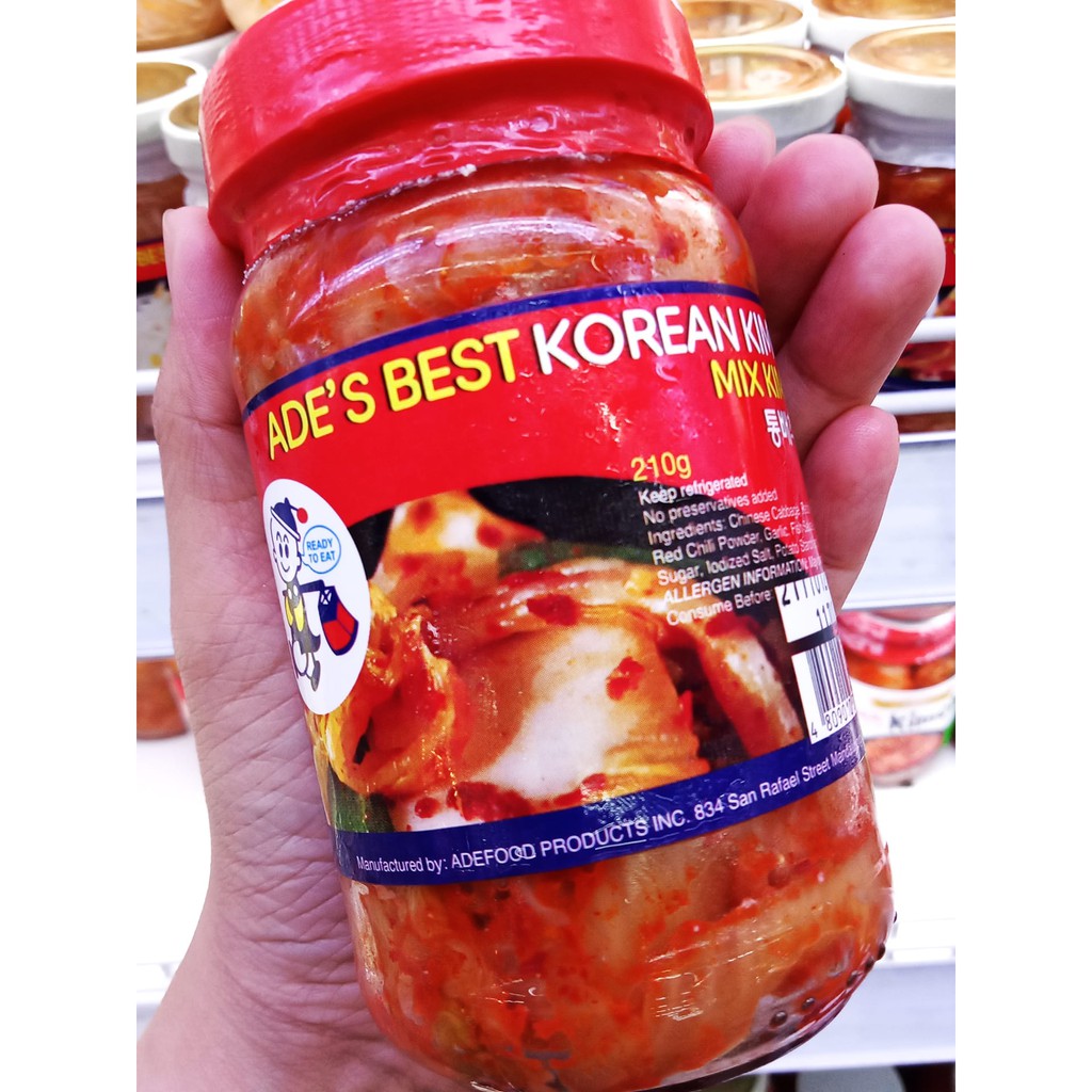 Ade's Best Korean Kimchi (Mix) 210grams/420grams Mix Cabbage Lazada PH