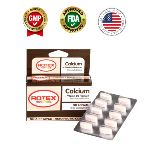 Rotex Naturals Calcium + D3 Premium Vitamin IU 30 tablets | Lazada PH