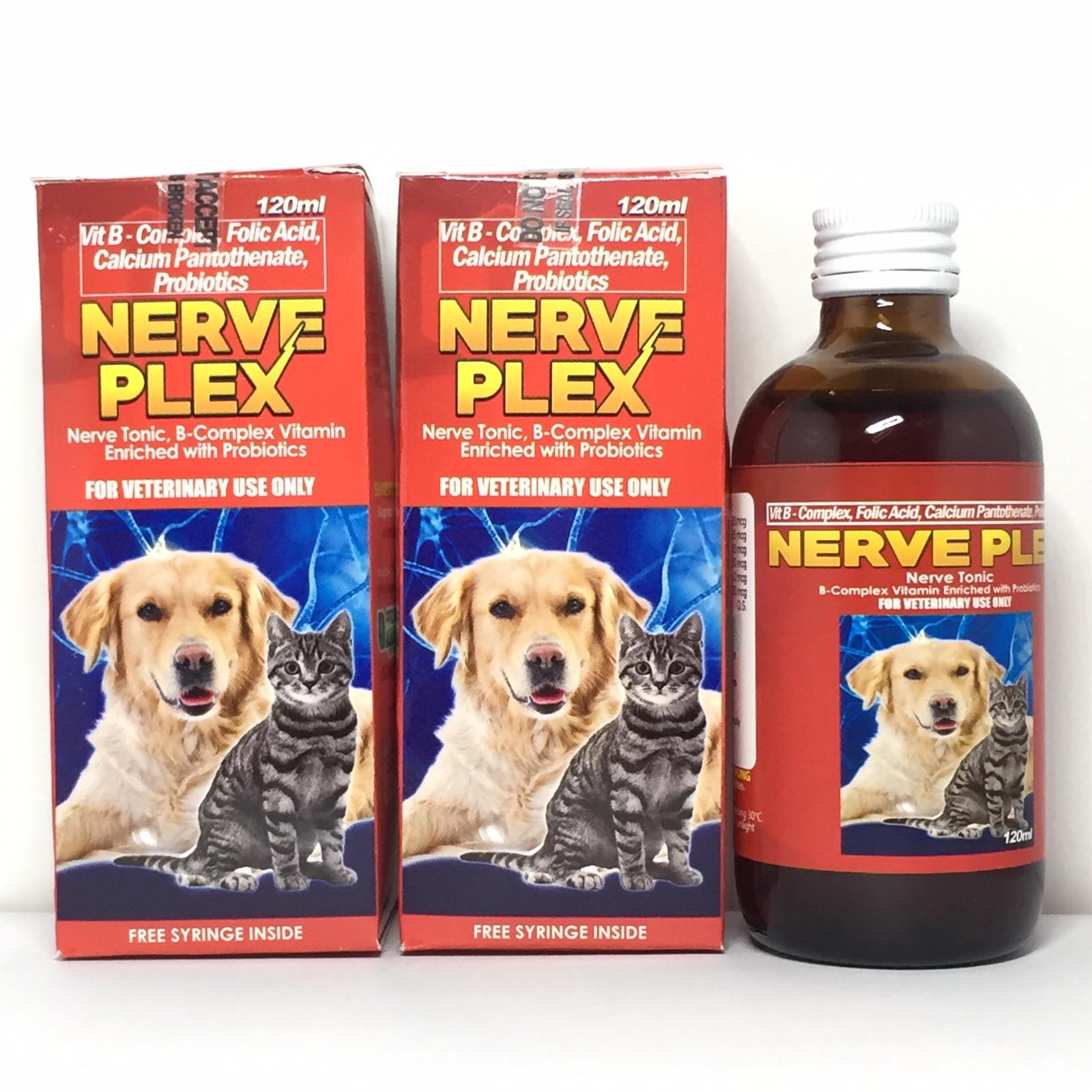 [SOUTH VET] 2box (120ml) NERVE PLEX VITAMIN SUPPLEMENT FOR DOG&CAT