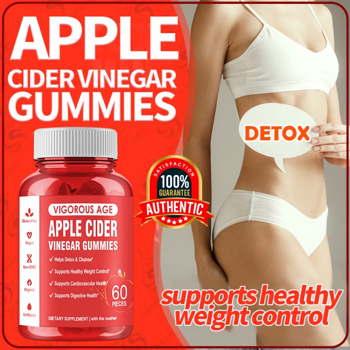 hot sale ☞Apple Cider Vinegar Gummies weight control Organic, Vegan