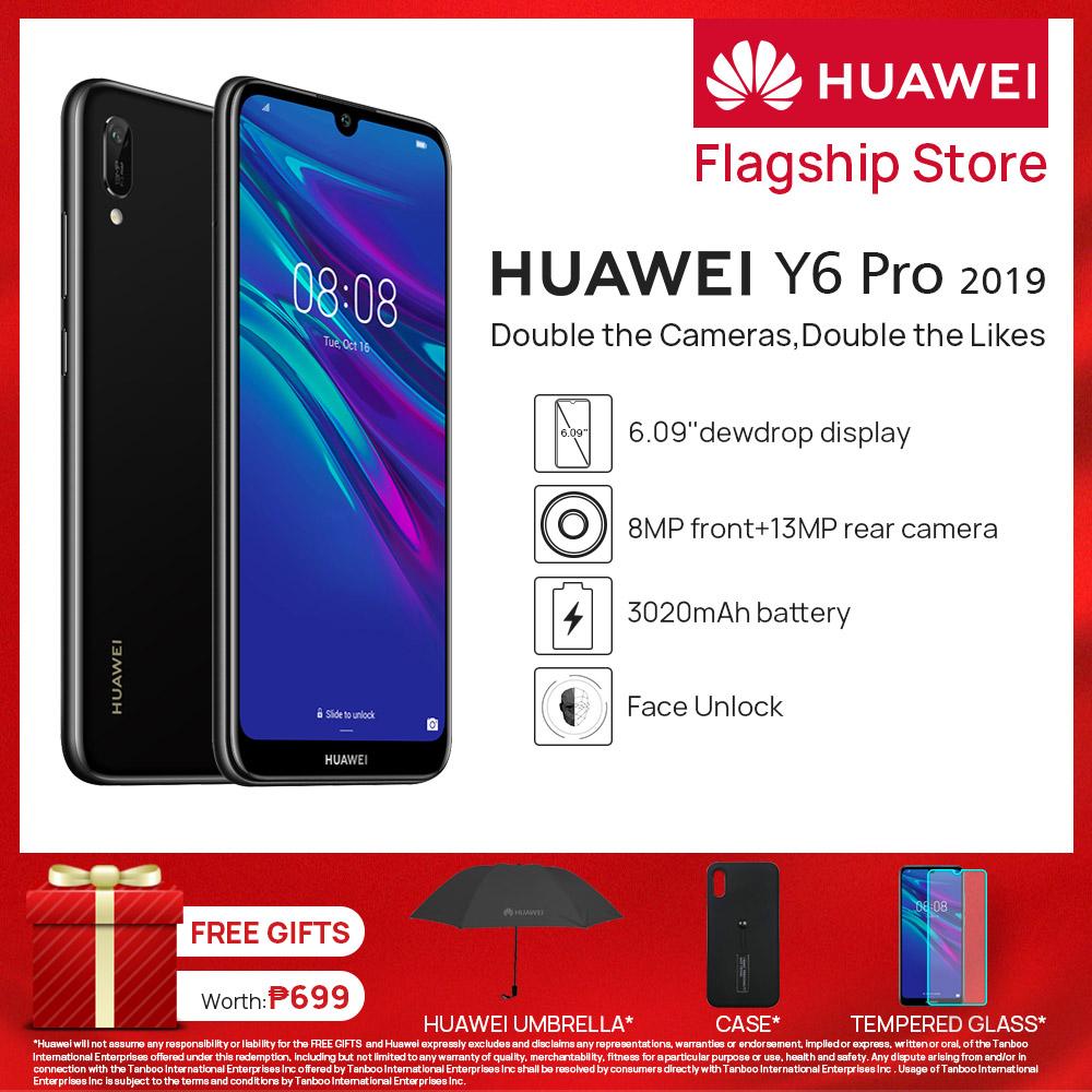 Huawei Y6 Pro 2019 32GB — 3GB 6.09 inches HD+ Screen Smart Phone