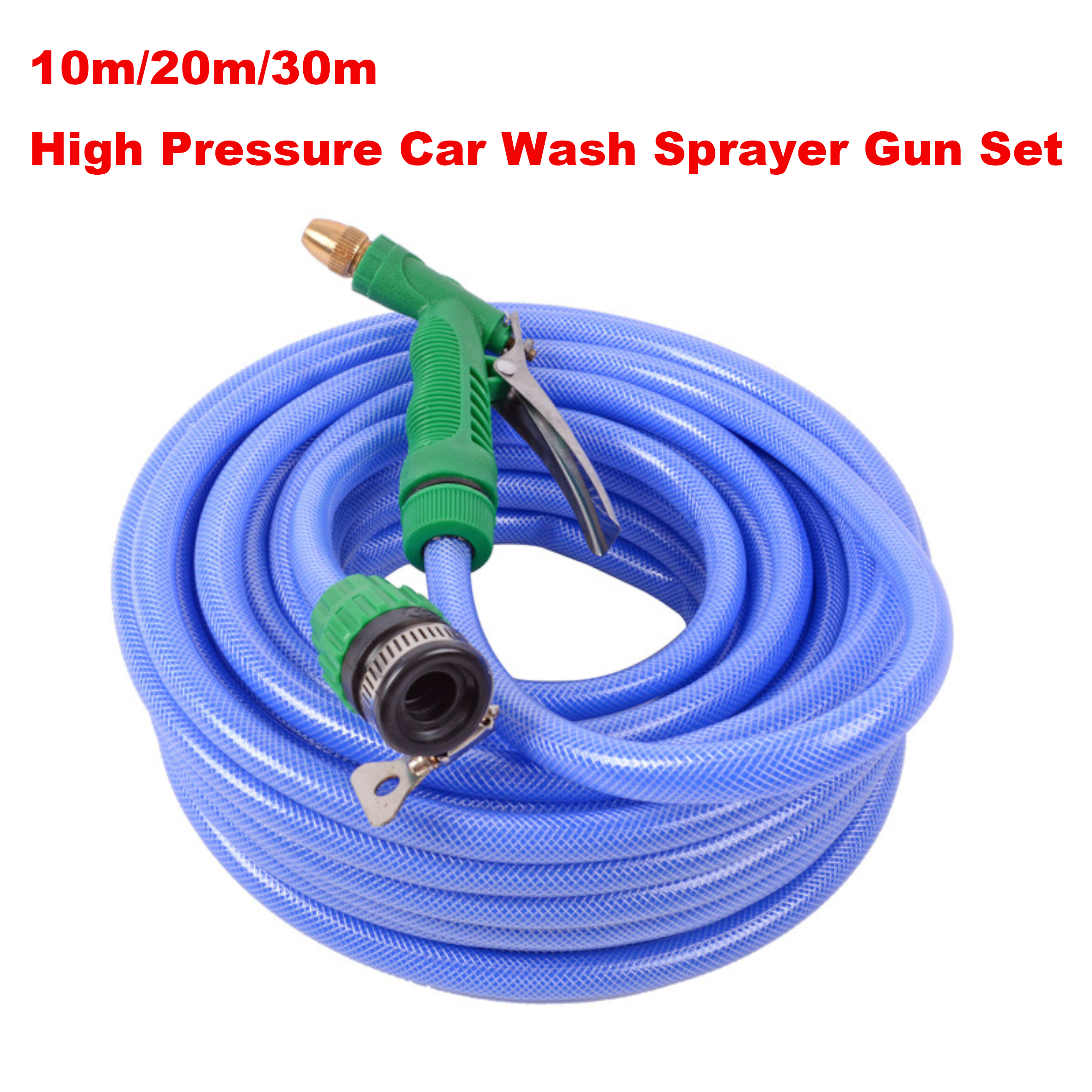 10m/20m/30m High Pressure Car Wash Sprayer Gun Set Washer Spray Gun Set