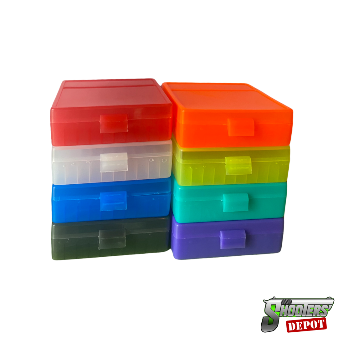 Ammo Box   Ammo Case   Plastic Ammo Box For 9mm 38spr Or 45acp 40sw 100 