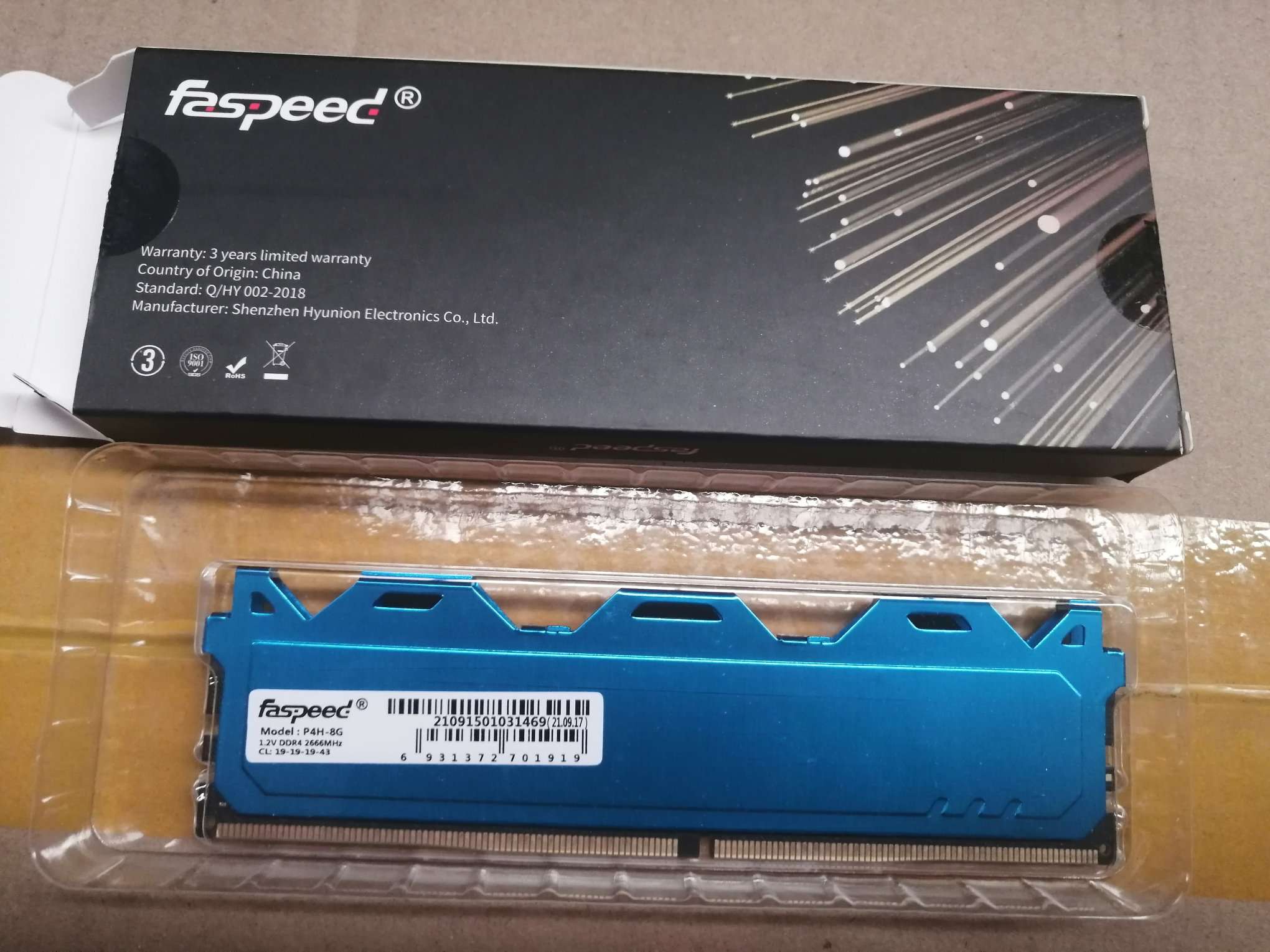 HOT Faspeed Ram 8gb Ddr4 2666 Mhz Faspeed Ddr4 8gn
