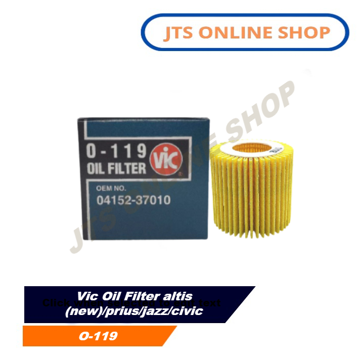 Vic Oil Filter O119 altis (new)/prius/jazz/civic Lazada PH