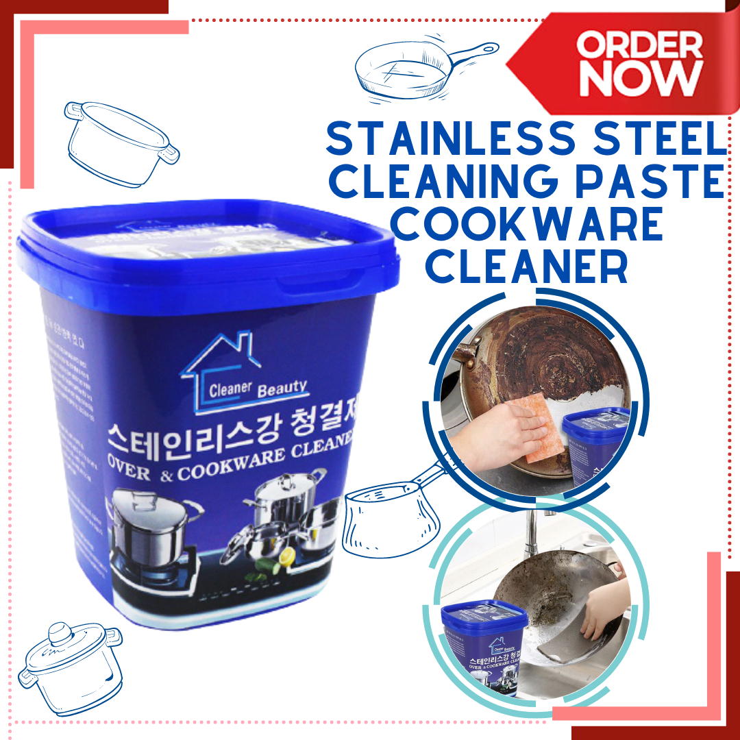 MultiPurpose Stainless Steel Cleaning Paste Cookware Cleaner Lazada PH