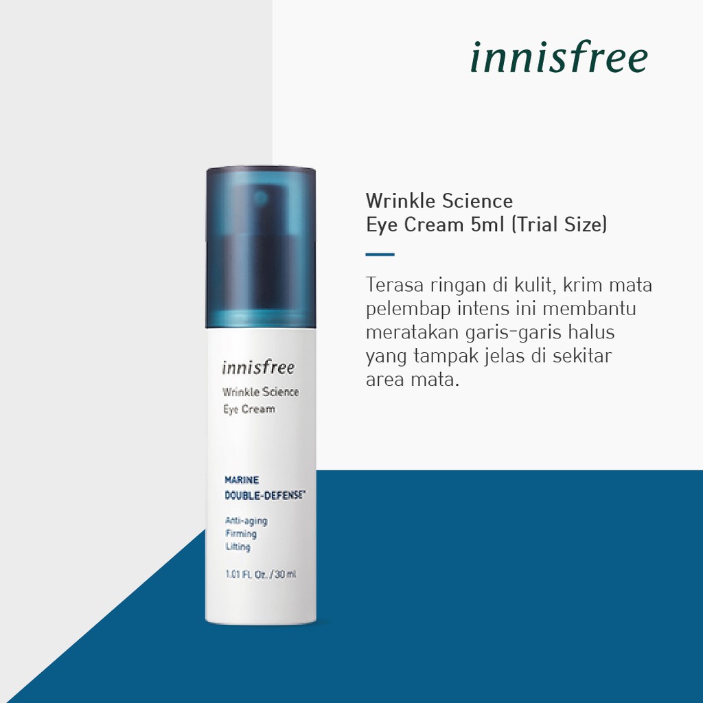innisfree wrinkle science eye cream 30ml