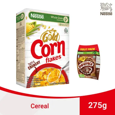 GOLD CORN FLAKES Cereal 275g with FREE Koko Krunch 90g